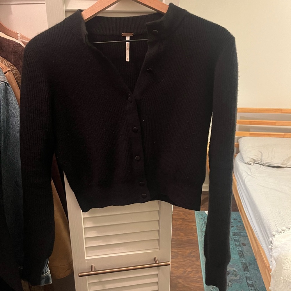 Free People 100% Cashmere Cardigan